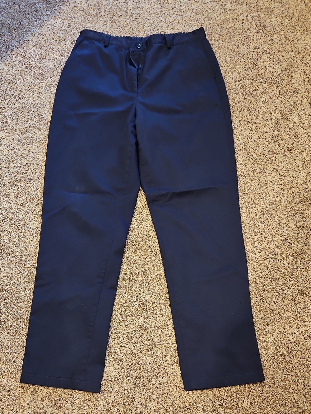 Lands' End Women's Navy Straight-Leg Chinos